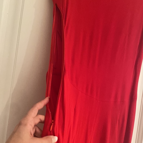 Issa London red riches dress size 4 - Picture 4 of 5